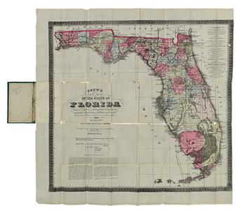 HORACE, DREW. Drews New Map of the State of Florida.